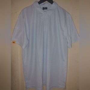 Men's Light Blue Golf Polo Shirt Collared Tactical